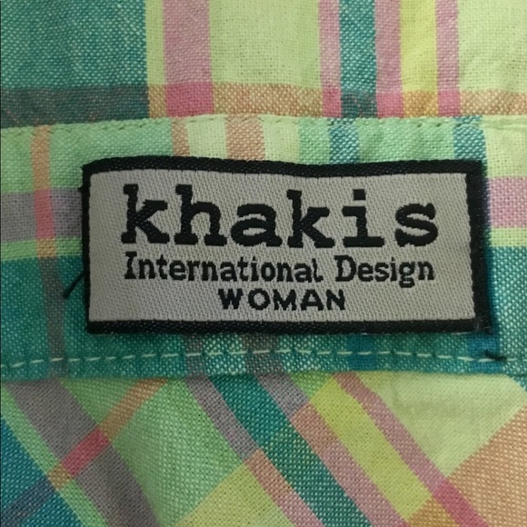 Vintage “Khakis International Design” Plaid Dress - Picture 6 of 7